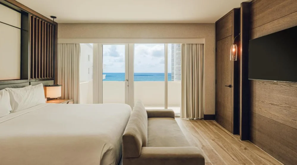 Umi Bay View One Bedroom Suite King with Balcony at Nobu Hotel Miami Beach