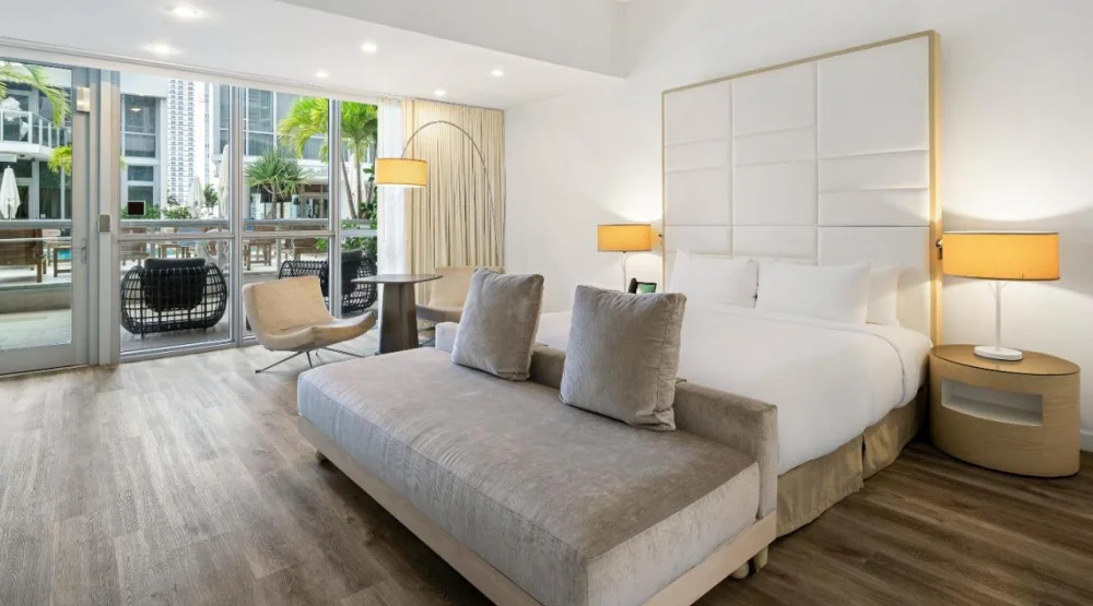 Pool View King with Terrace at The Grayson Miami