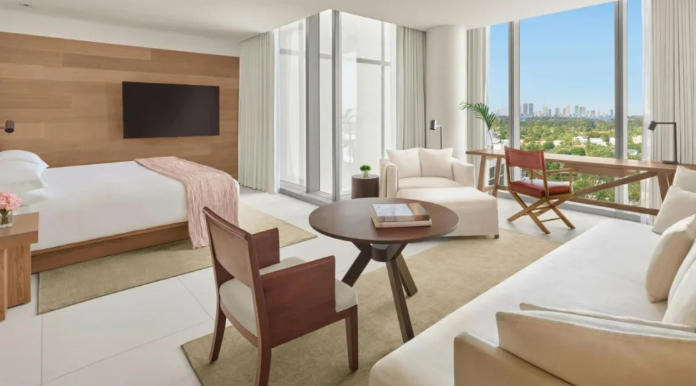 Deluxe King Room with City View at The Miami Beach EDITION