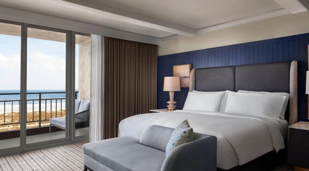 One Bedroom King Suite with Balcony and Ocean View at The Ritz-Carlton Amelia Island