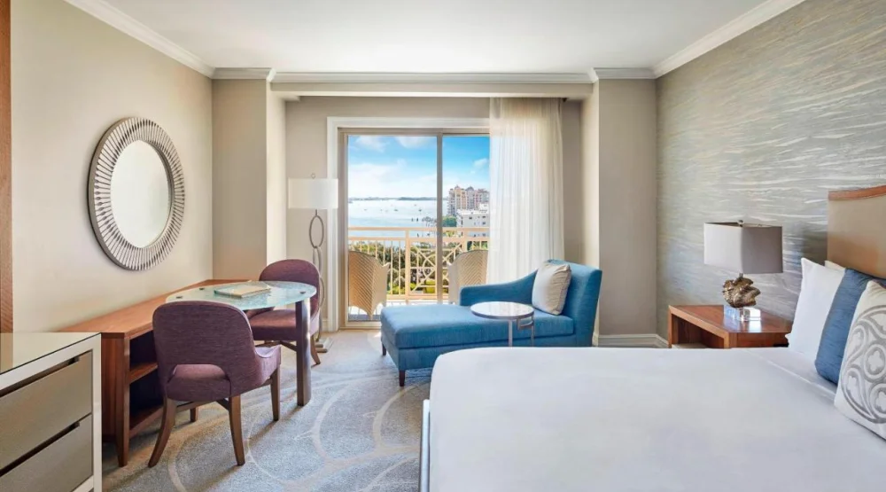 Club Marina View, Club Level, Guest Room, One King, High Floor at The Ritz-Carlton Sarasota