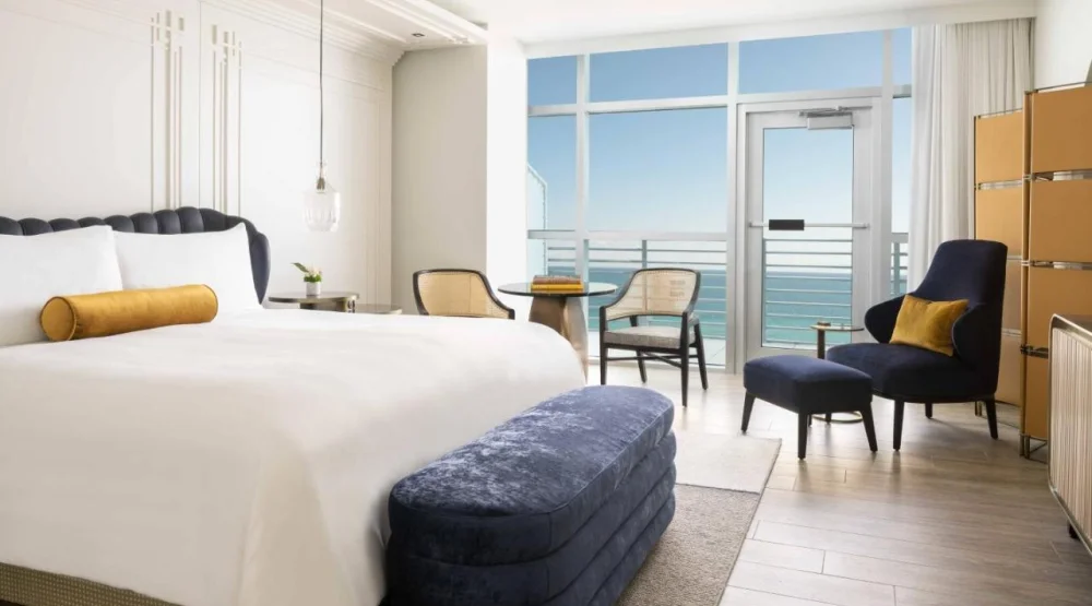 Ocean View Room with One King Bed at The Ritz-Carlton South Beach