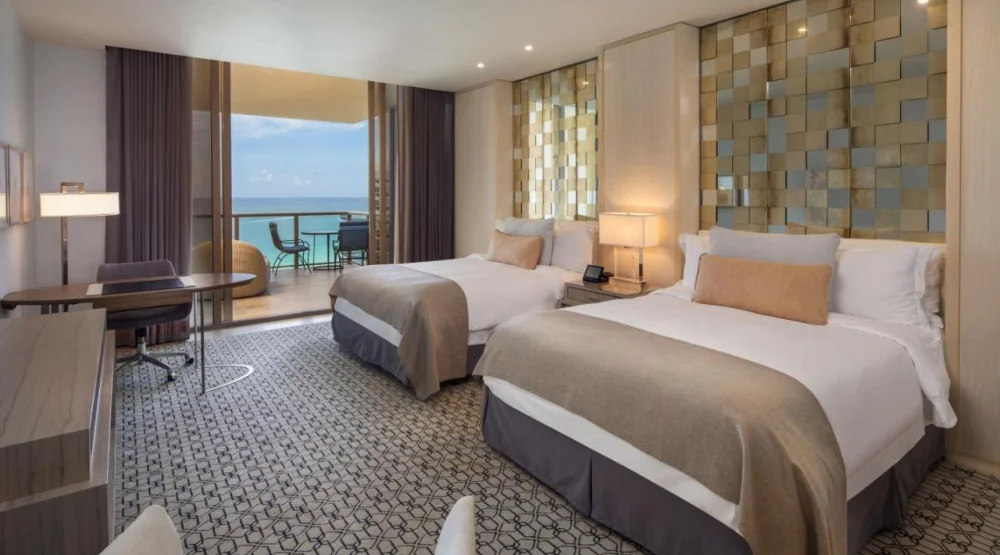 Grand Luxe Queen Beds, Guest Room, Two Queen, Oceanfront at The St. Regis Bal Harbour Resort Hotel