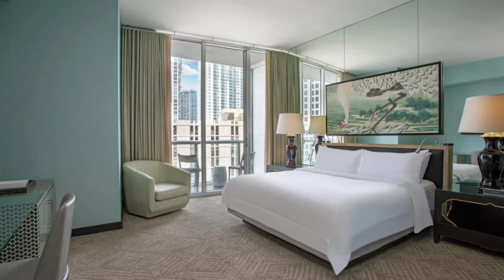 Large Superior King Room with Balcony at W Miami