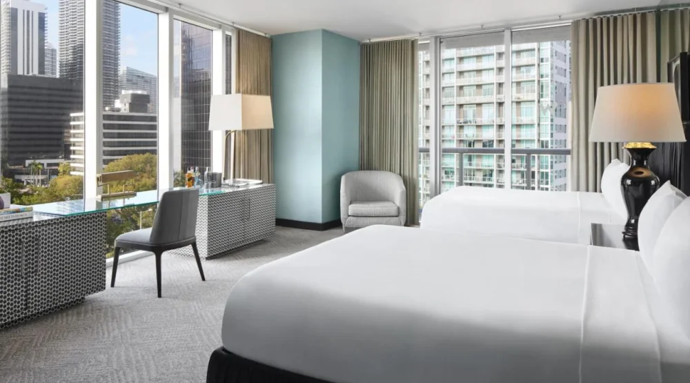 Premier Large Deluxe Queen Room with Two Queen Beds at W Miami