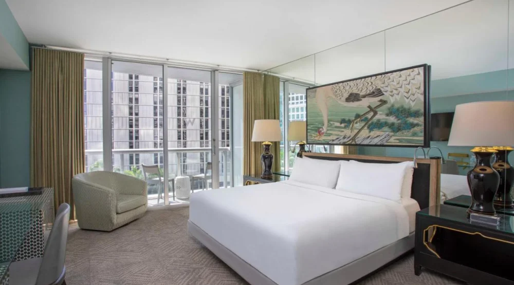 Deluxe King Room with Balcony at W Miami