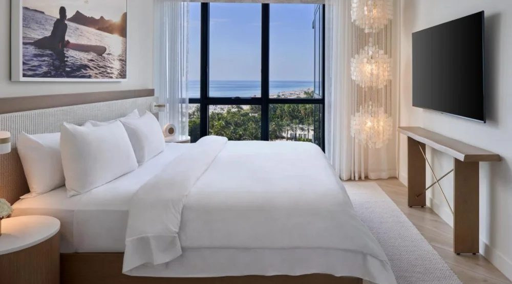 Junior King Suite Ocean View at W South Beach Hotel