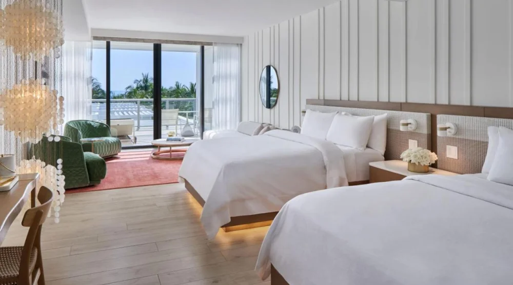 Premier Suite Two Queen Oceanfront at W South Beach Hotel