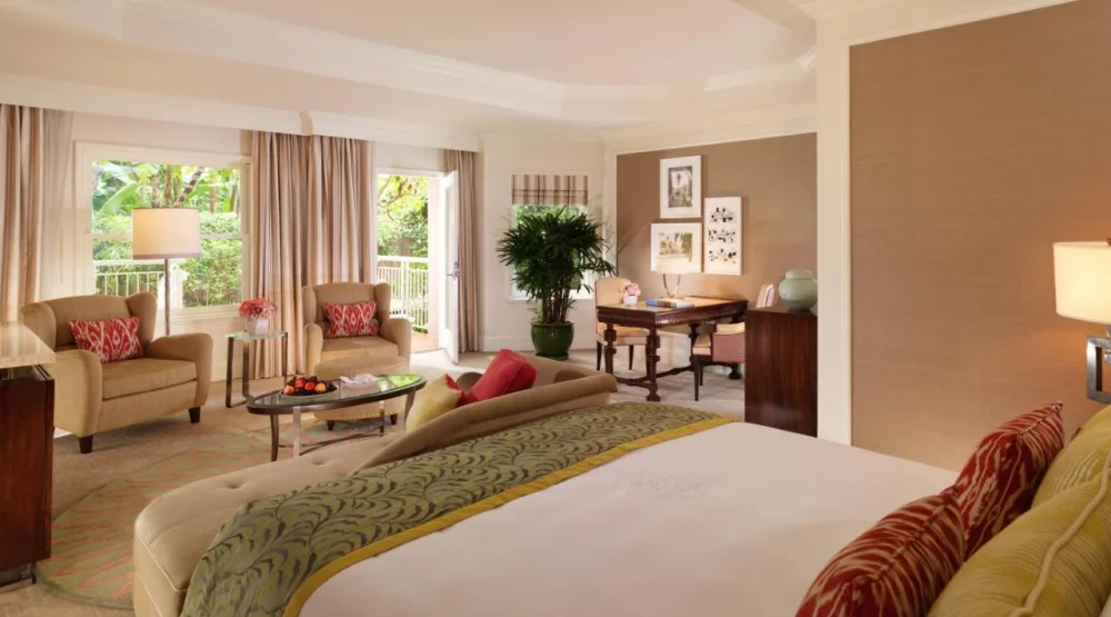 Junior Suite with Patio at The Beverly Hills Hotel