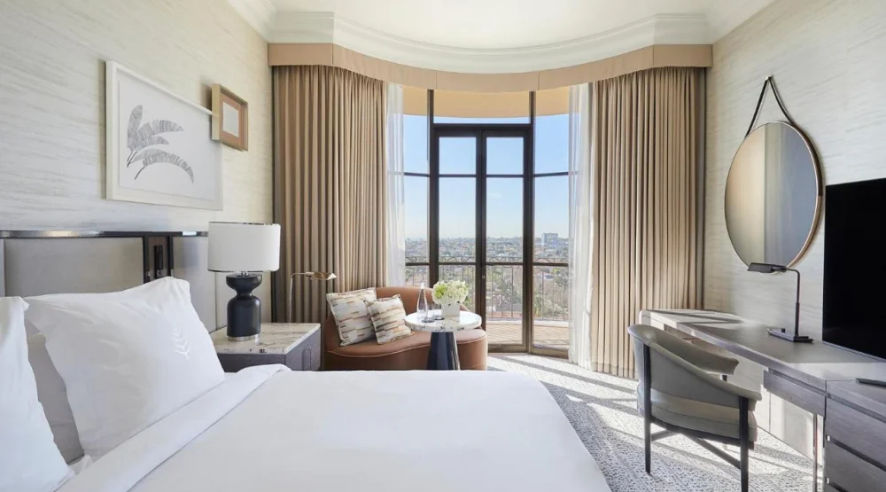 King Room with Balcony at Beverly Wilshire, A Four Seasons Hotel