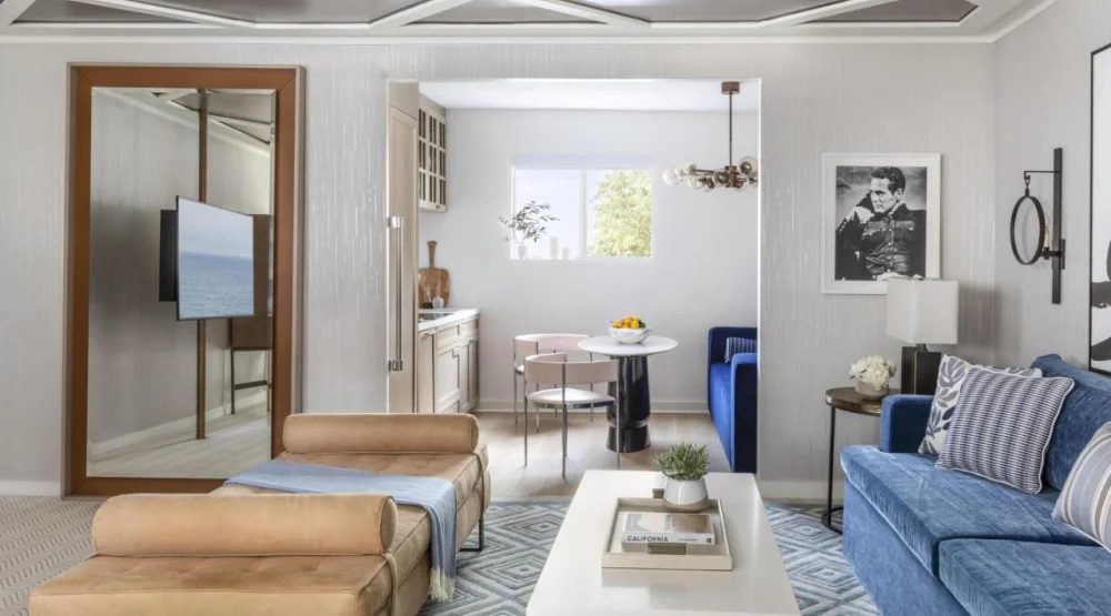 Coastal Kitchen One Bedroom Suite at Oceana Santa Monica LXR Hotels & Resorts