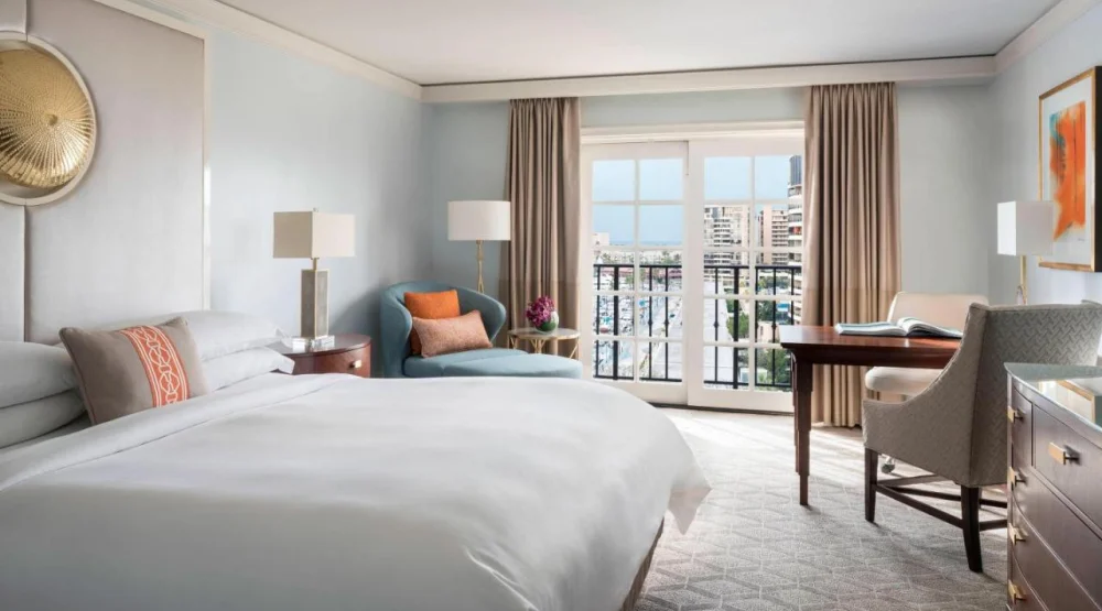 Club Level King Room with Balcony at The Ritz-Carlton Marina Del Rey
