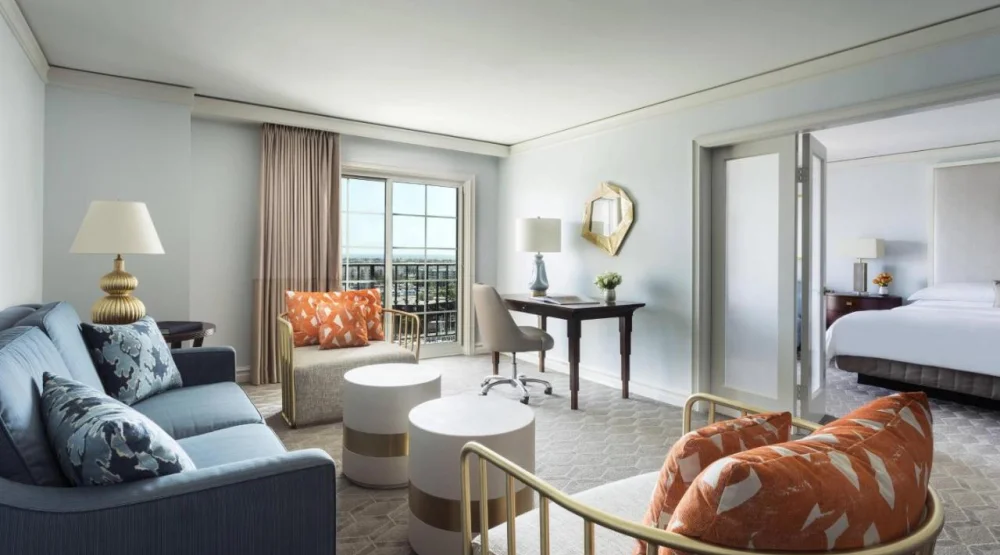 One Bedroom Executive Suite with One King Bed, Sofa Bed and Marina View at The Ritz-Carlton Marina Del Rey