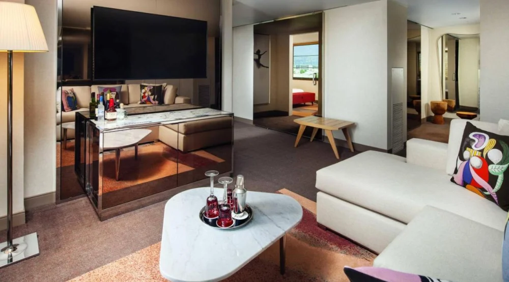 One Bedroom Deluxe, Suite, Two Double at SLS Beverly Hills Hotel