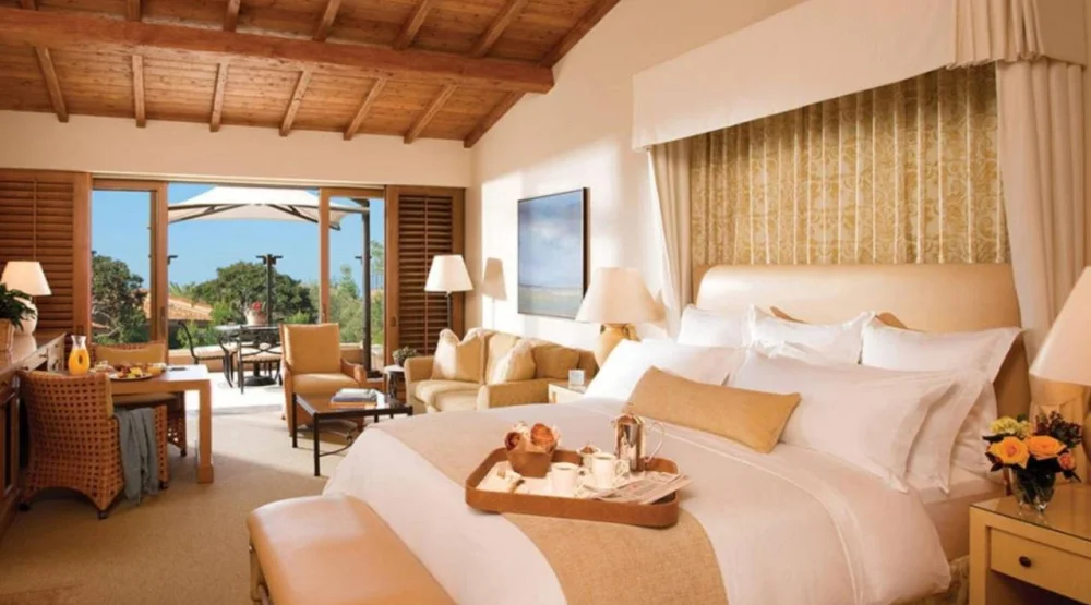 King Bungalow with Balcony and Garden View at The Resort At Pelican Hill