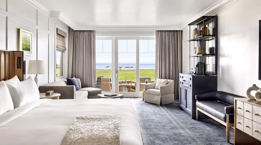 Guest House Ocean View Fire Pit at The Ritz-Carlton Half Moon Bay