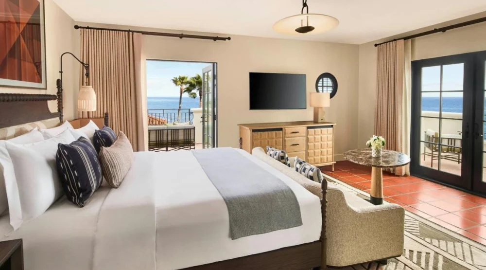 King Room with Balcony and Ocean View at The Ritz-Carlton Bacara Santa Barbara