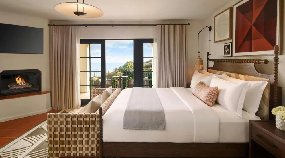 Signiture King Suite with Sofa Bed and Partial Ocean View at The Ritz-Carlton Bacara Santa Barbara