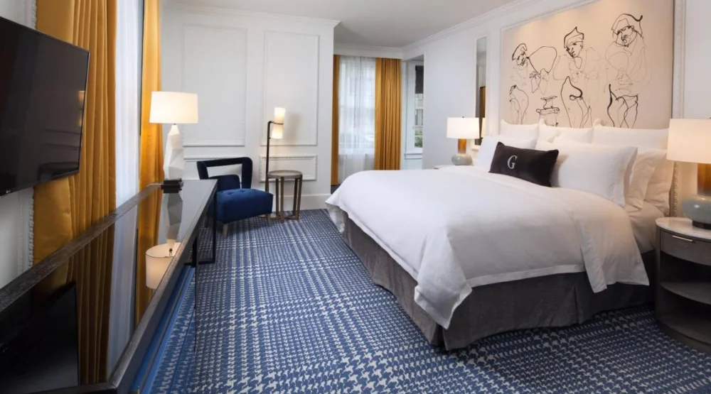 Grand Deluxe, Guest Room, One King at The US Grant Hotel