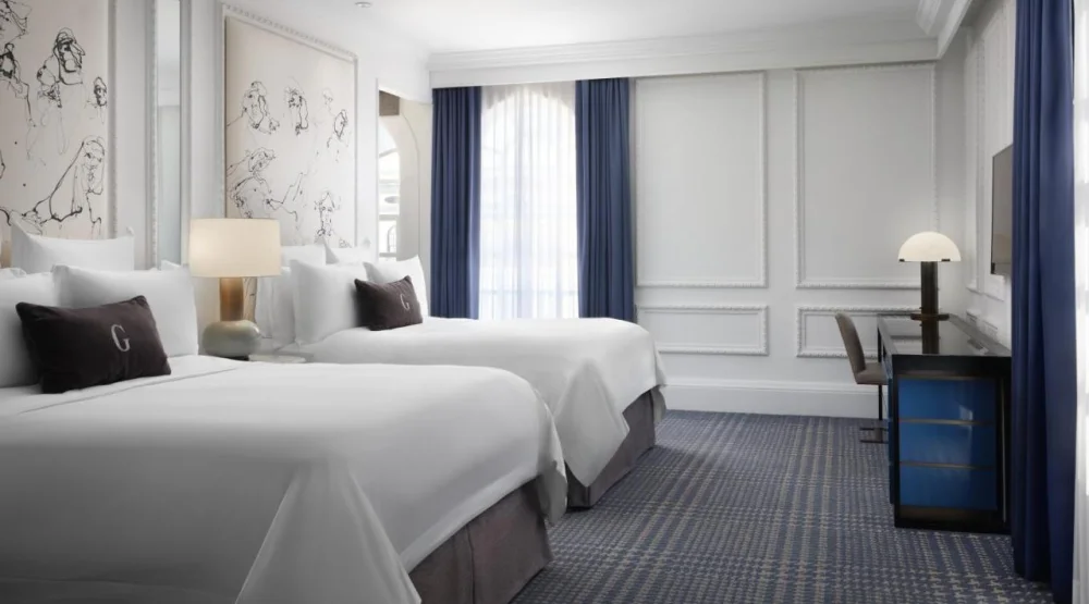 Grand Deluxe, Guest Room, Two Queen at The US Grant Hotel