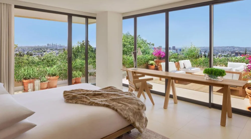 Superior Terrace Suite, One Bedroom Suite, One King, City View at The West Hollywood EDITION