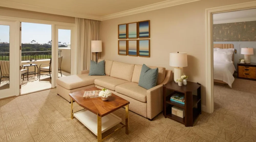 One Bedroom King Suite with Ocean View at Waldorf Astoria Monarch Beach Resort & Club