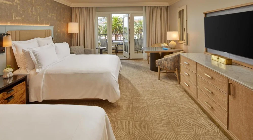 Deluxe Queen Room with Two Queen Beds and Resort View at Waldorf Astoria Monarch Beach Resort & Club