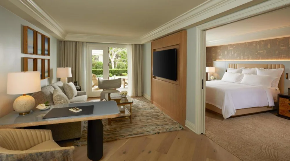 Deluxe King Suite with Garden View at Waldorf Astoria Monarch Beach Resort & Club