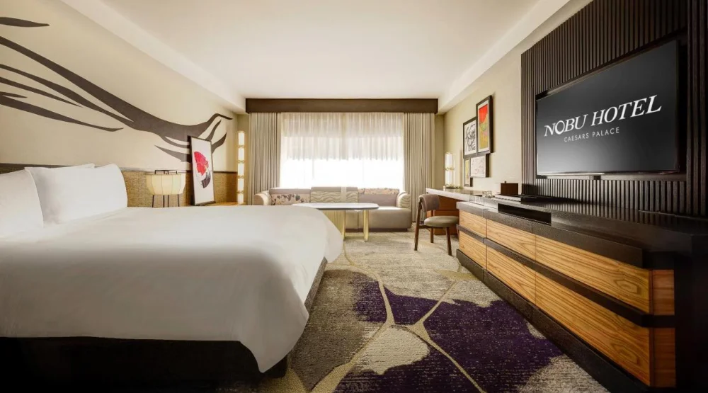 Deluxe King Room at Nobu Hotel at Caesars Palace