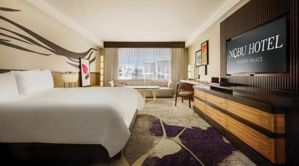 Nobu Partial Strip View Room King at Nobu Hotel at Caesars Palace