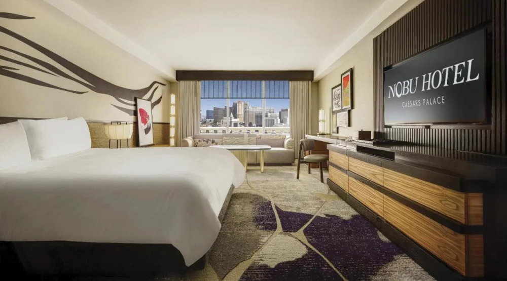 Nobu Strip View Room King at Nobu Hotel at Caesars Palace