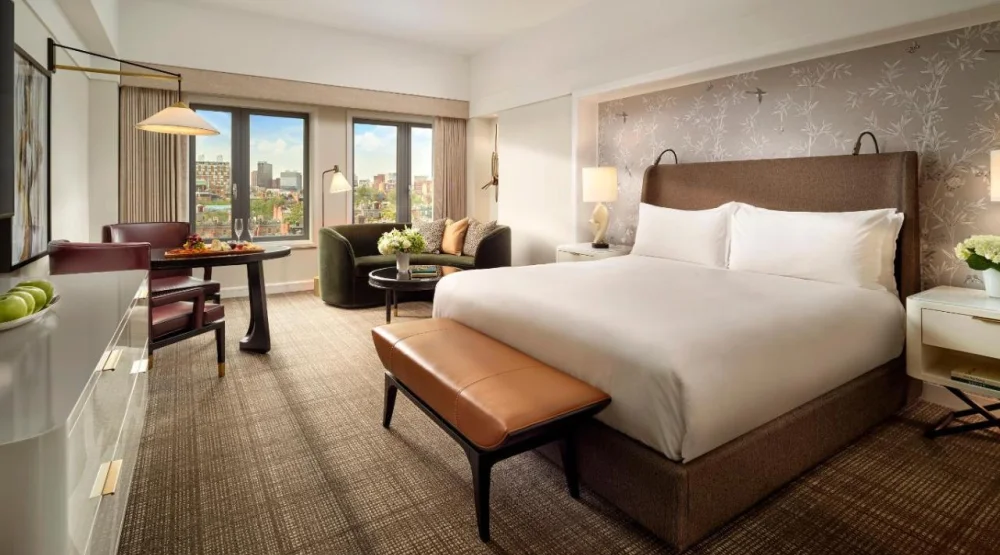 Premier City View King Room at Mandarin Oriental Boston