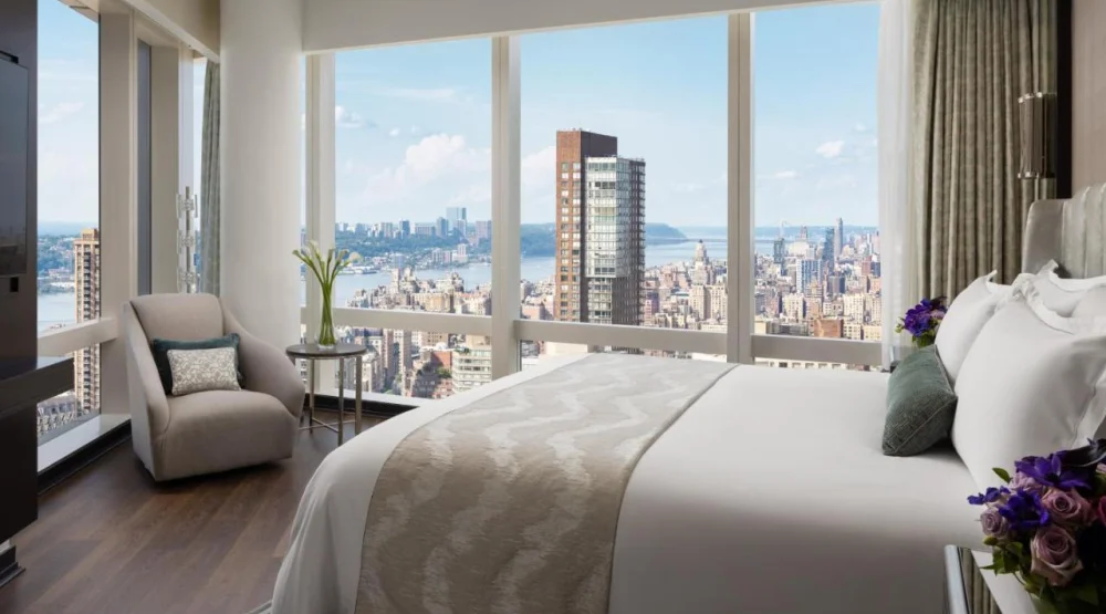 Suite with Hudson River View at Mandarin Oriental New York