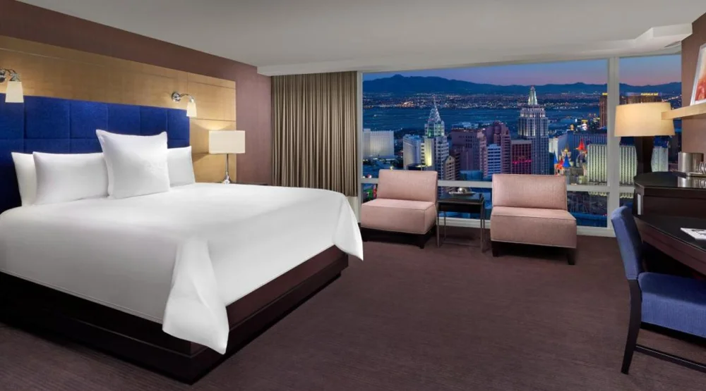 Deluxe Strip View King Room at Aria Resort & Casino