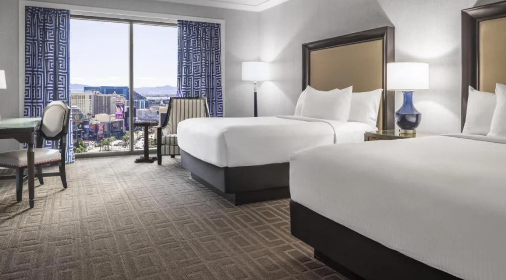 Palace Premium Studio Suite, Two Queens, at Caesars Palace Hotel & Casino