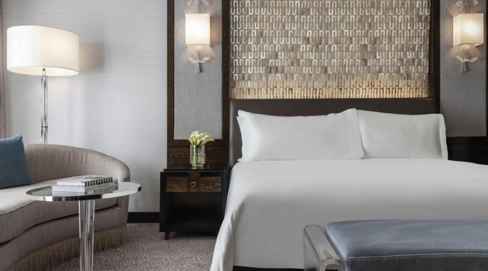 King Room with Vegas Strip View at Waldorf Astoria Las Vegas