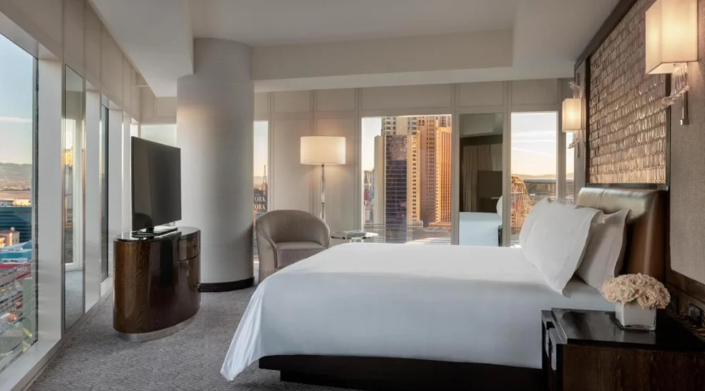 One Bedroom King Suite with Panoramic View at Waldorf Astoria Las Vegas