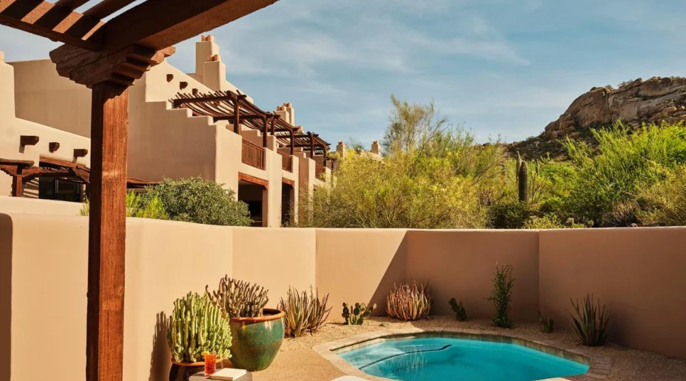 One Bedroom Kiva Plunge Pool Double Suite at Four Seasons Resort Scottsdale at Troon North