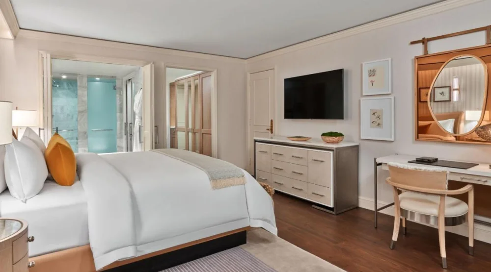 Deluxe King Room with Patio at The St. Regis Aspen Resort