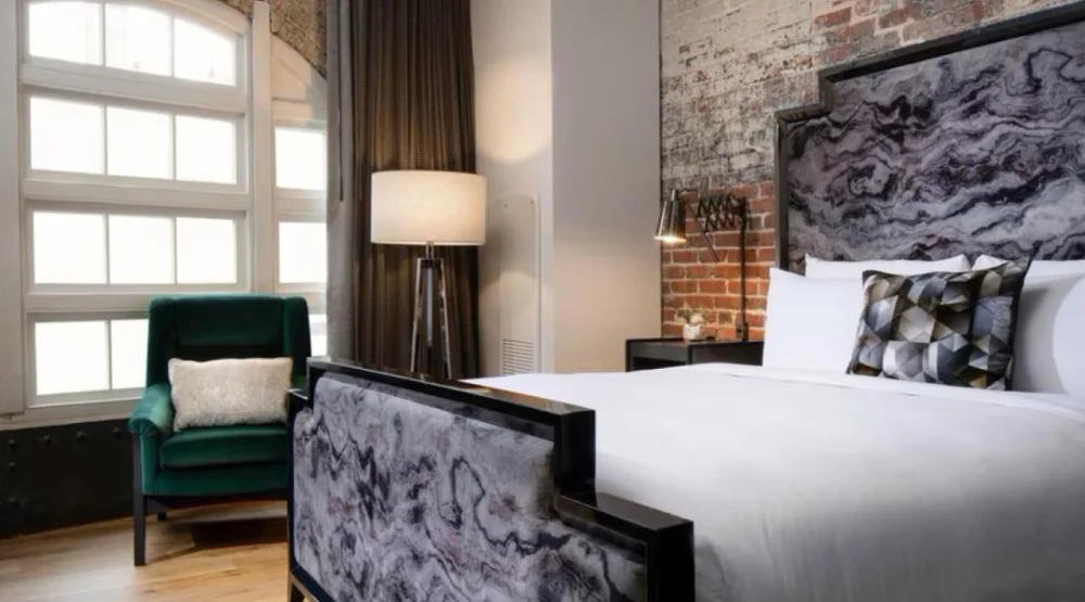 One Bedroom Corner King Studio Suite with Sofa Bed at JW Marriott Savannah Plant Riverside District