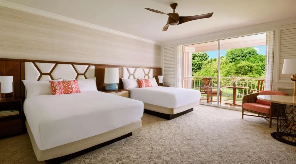 Queen Room with Two Queen Beds and Garden View at Grand Wailea Resort Hotel & Spa