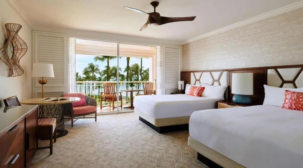Queen Room with Two Queen Beds and Ocean View at Grand Wailea Resort Hotel & Spa