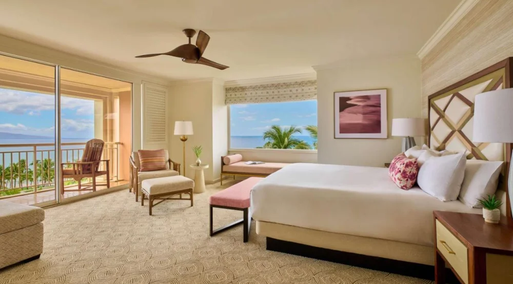 Honua Ula King Suite with Ocean View at Grand Wailea Resort Hotel & Spa