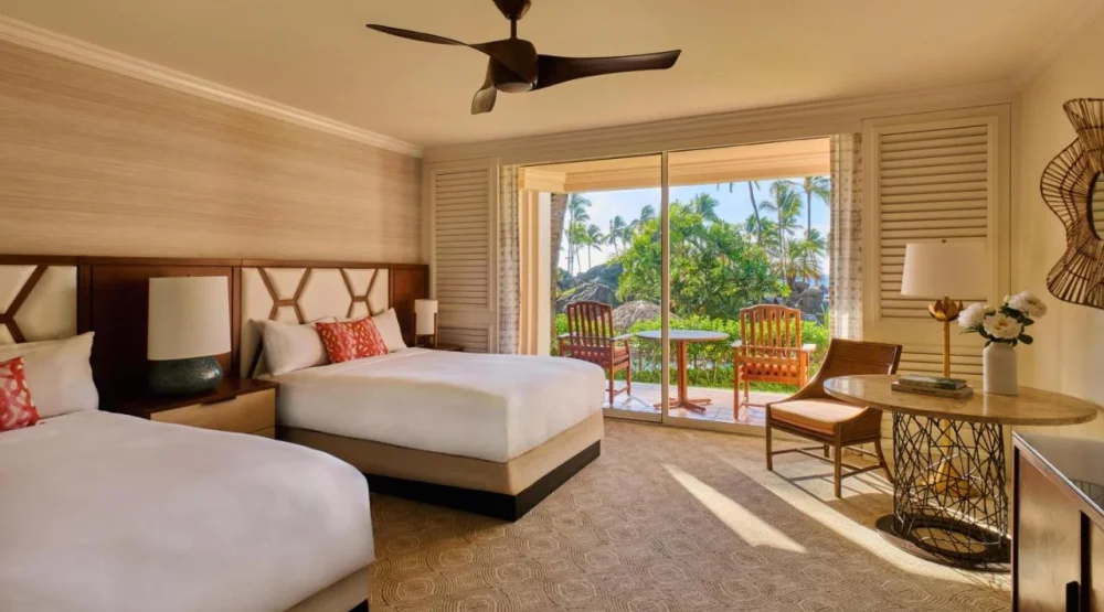 Lagoon Queen Room with Two Queen Beds - Ground Floor at Grand Wailea Resort Hotel & Spa
