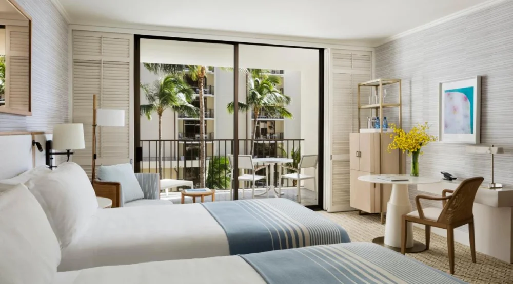 Partial Ocean View Twins at Halekulani Hotel