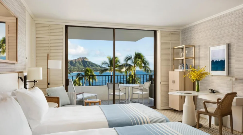 Diamond Head Oceanfront Prime Twins at Halekulani Hotel