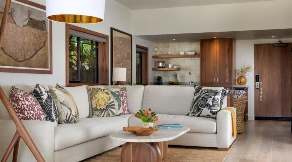 Partial Ocean View One Bedroom Suite at Hotel Wailea Relais & Chateaux