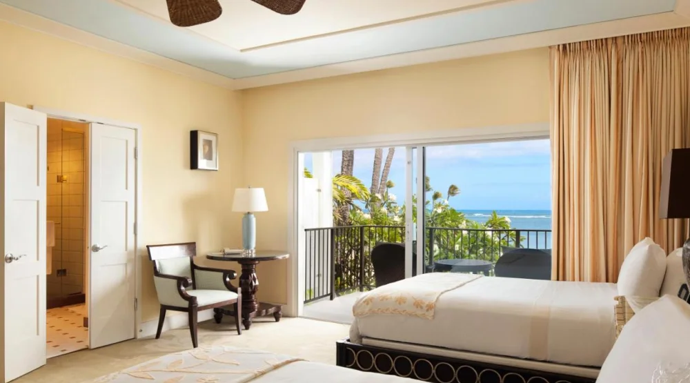 Beach Front Balcony at The Kahala Hotel & Resort
