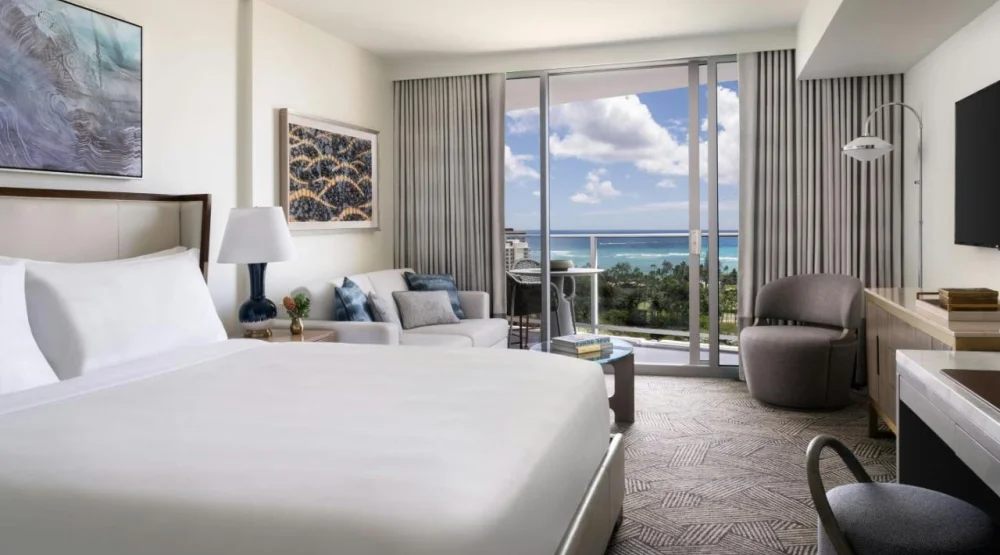Deluxe Ocean View Room at The Ritz-Carlton Residences Waikiki Beach
