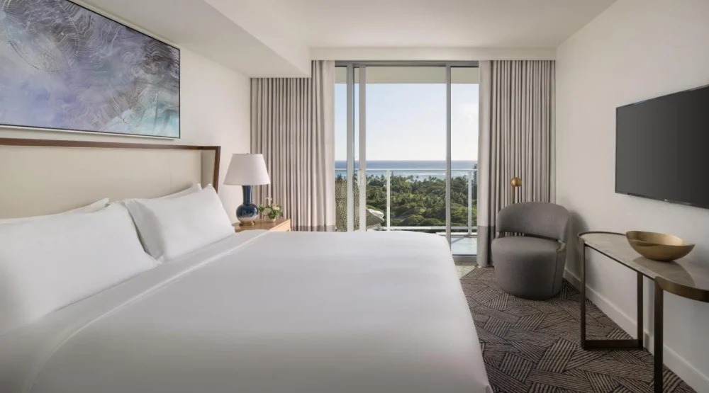 Deluxe Two Bedroom Suite with Ocean View at The Ritz-Carlton Residences Waikiki Beach